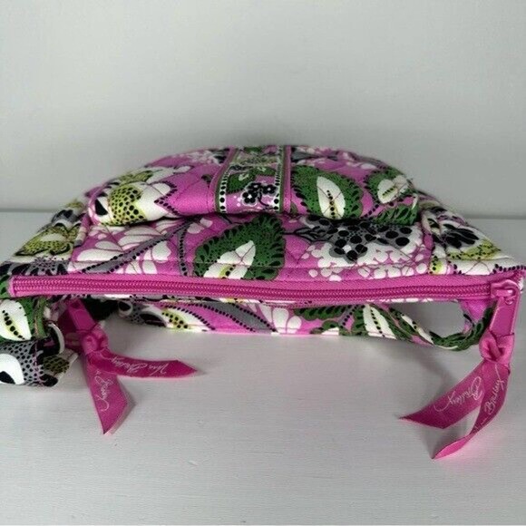 EUCVera BradleyPriscilla Pink Lizzy Crossbody/Small AdjustableStrap OrganizerBag - Picture 6 of 12